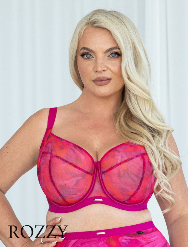 Бюстгальтер фулл-кап Kris Line Rosabella Softfullcup ярко-розовый