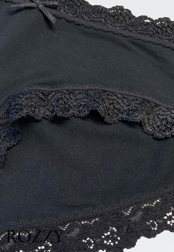 Трусы макси Nina Von C Cosy 1616058499 черный (уп.3шт.) 