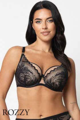 Бюстгальтер Subtille Elza черно-бежевый