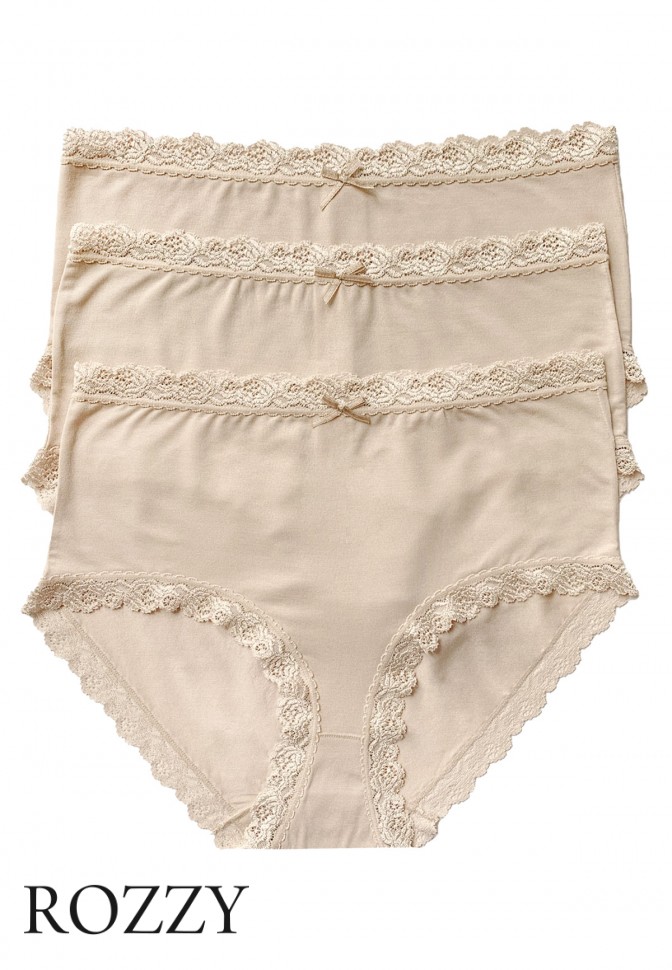 Трусы макси Nina Von C Cosy 16160584 бежевый (уп.3шт.)  