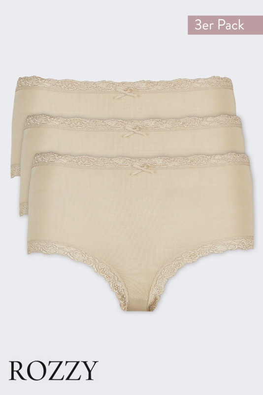 Трусы макси Nina Von C Cosy 16160584 бежевый (уп.3шт.)  