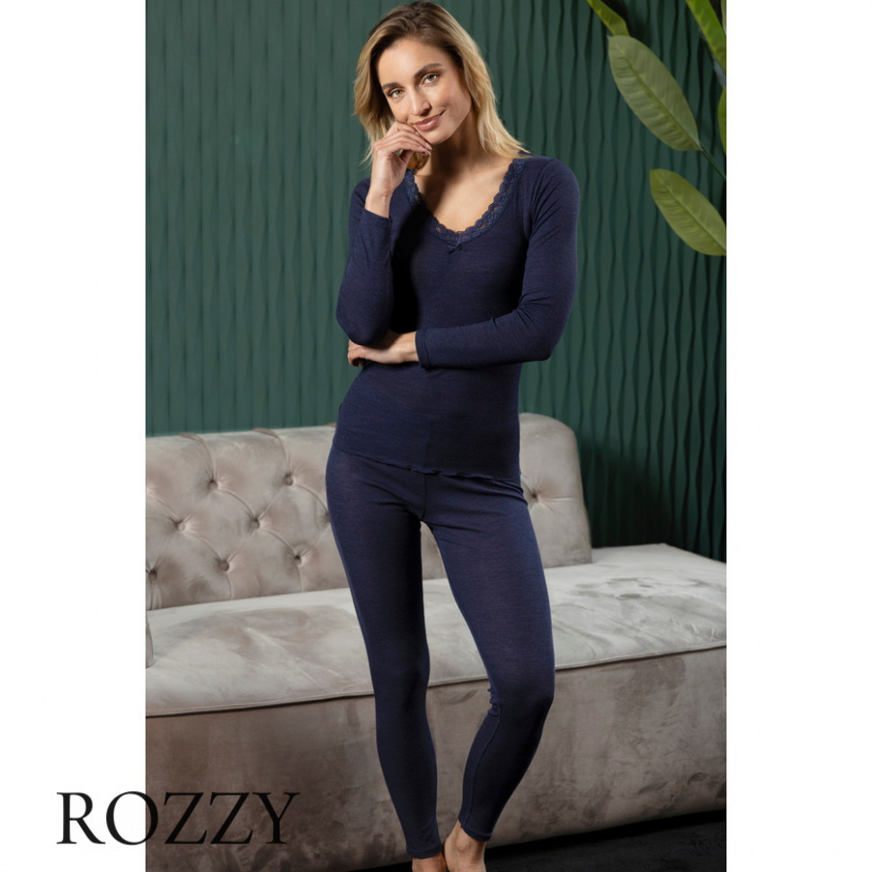 Легинсы шерстяные Nina Von C Wool Silk 29260111 синий