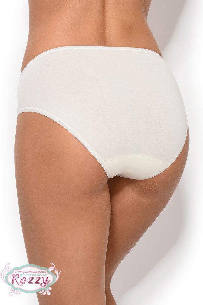 Трусы классика хлопковые Janira Maxi 31645 (31397) (2шт.) белый, ванильный, песочный, черный