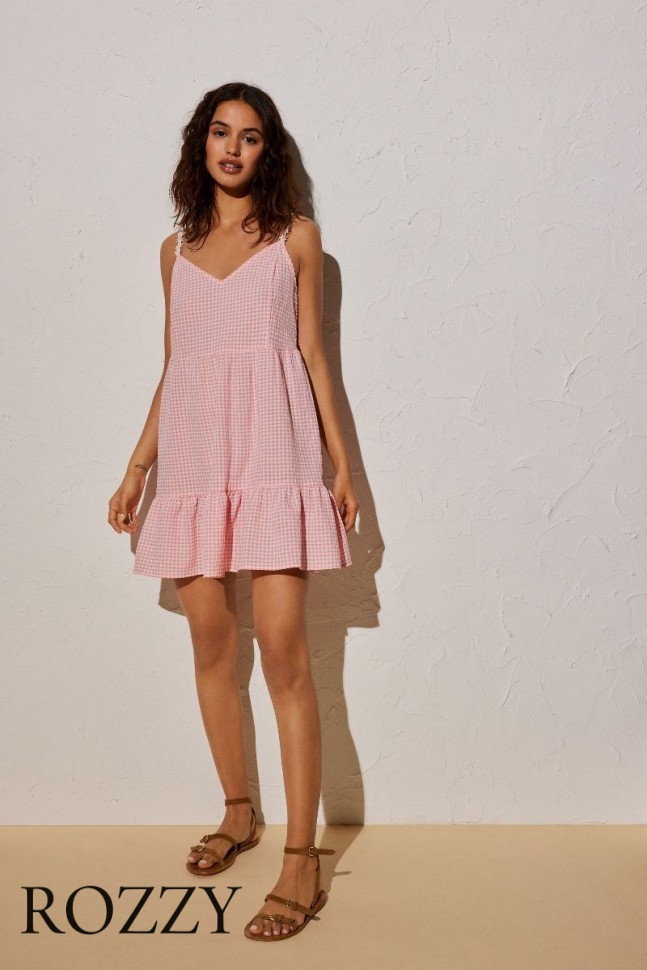 Платье пляжное вискозное Ysabel Mora 85900 розовый