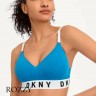 Бюстгальтер бескаркасный хлопковый DKNY Cozy Boyfriend DK4518 синий