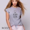 Пижама хлопковая Sensis Crown серый/розовый