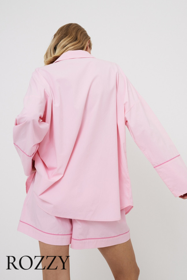 Пижама с шортами Aruelle Penelope Set розовый