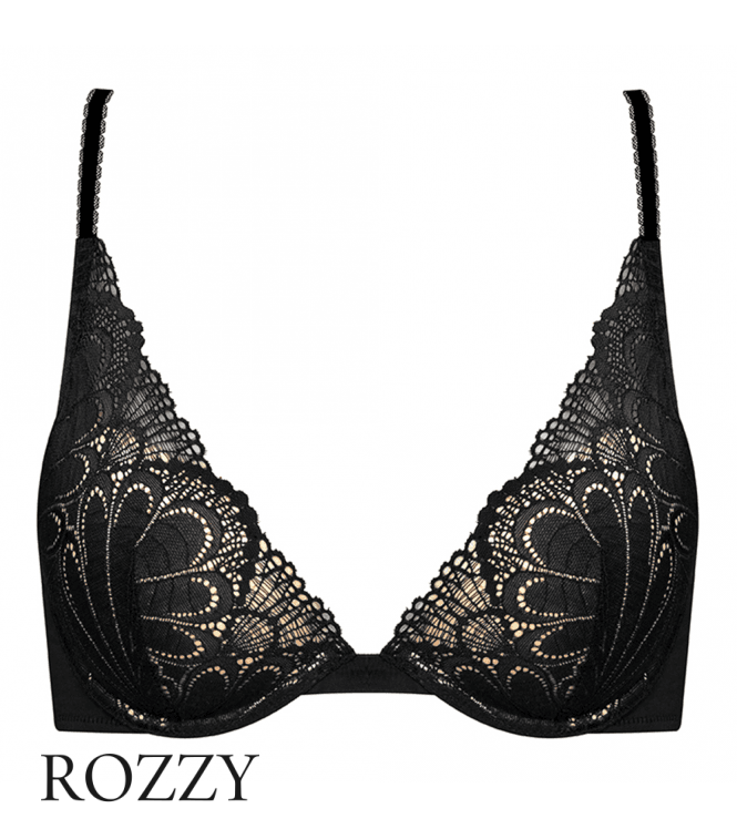 Бюстгальтер планж пуш-ап Wonderbra Rifined Glamour W02LN черный