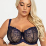 Бюстгальтер балконет Kris Line Moonlight темно-синий