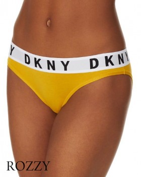 Трусы бикини хлопковые DKNY Cozy Boyfriend DK4513 желтый