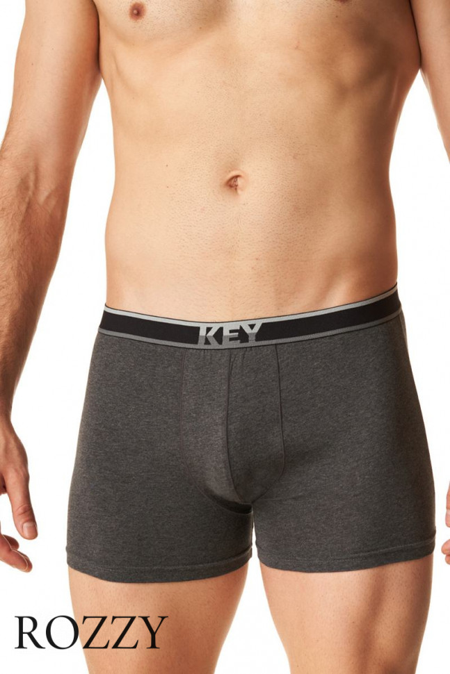 Трусы шорты мужские Key MXH 261 графитовый
