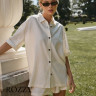Костюм домашний льняной Aruelle Lorraine Set кремовый