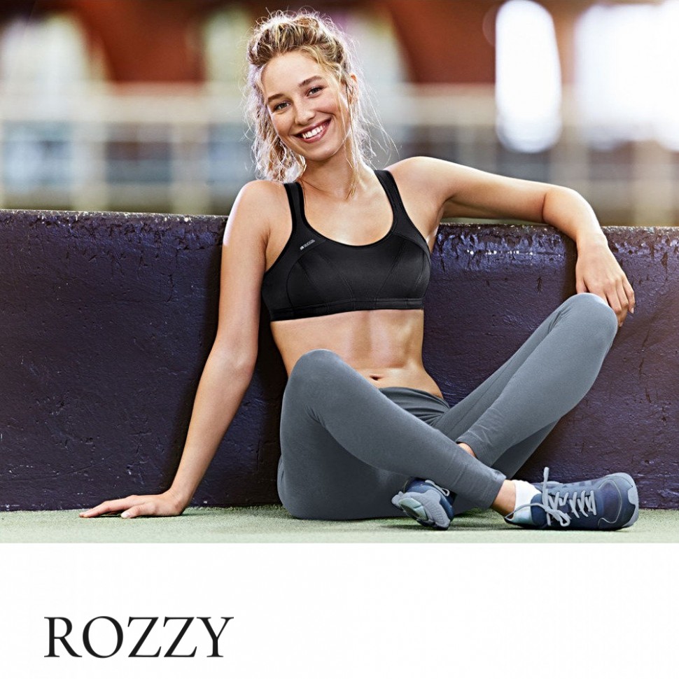 Бюстгальтер спортивный бескаркасный Shock Absorber S4490 черный