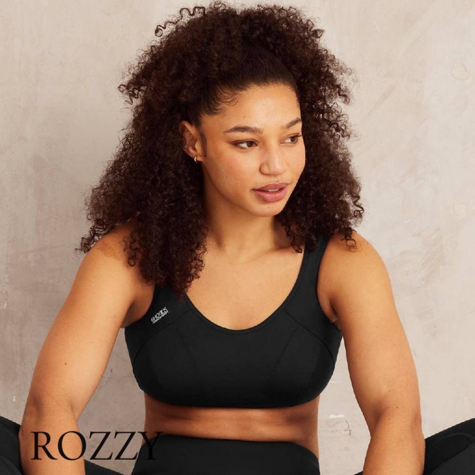 Бюстгальтер спортивный бескаркасный Shock Absorber S4490 черный