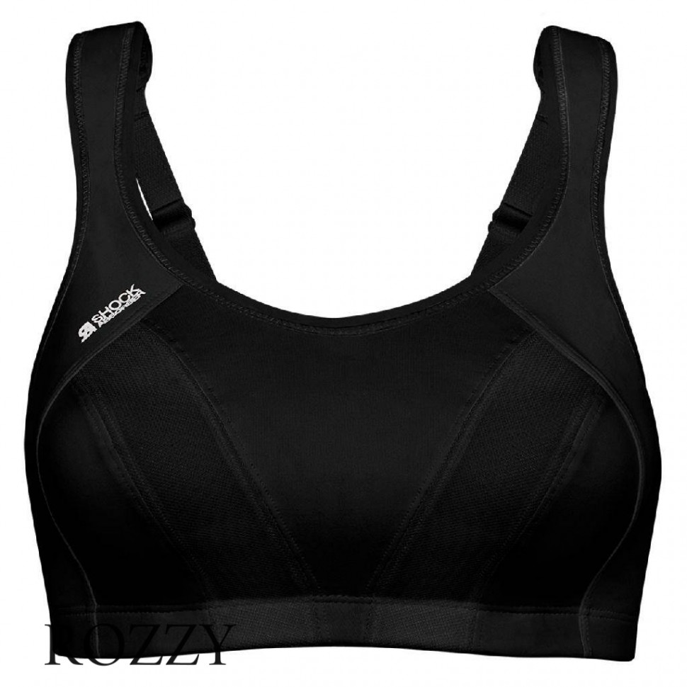 Бюстгальтер спортивный бескаркасный Shock Absorber S4490 черный
