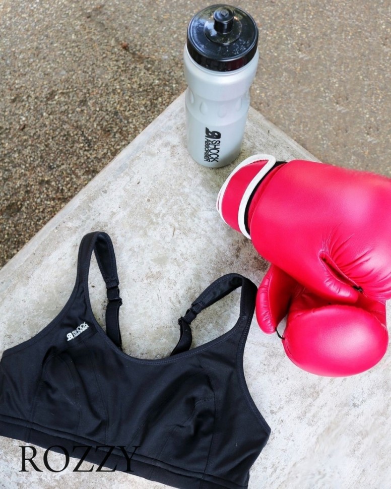 Бюстгальтер спортивный бескаркасный Shock Absorber S4490 черный