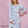 Сорочка хлопковая Taro Ginny 3238/3261 голубой