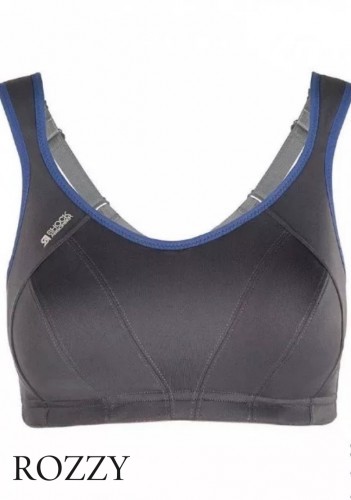 Бюстгальтер спортивный бескаркасный Shock Absorber S4490 серый