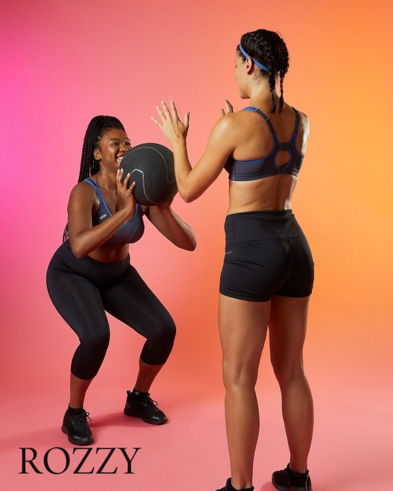 Бюстгальтер спортивный бескаркасный Shock Absorber S4490 серый