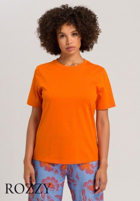 Футболка хлопковая Hanro Natural Shirt 078662 оранжевый 