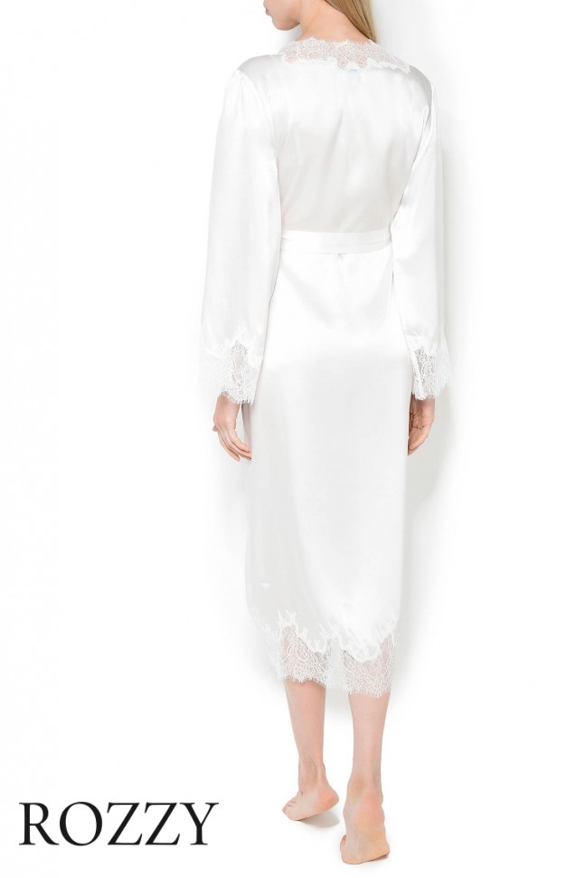 Халат шелковый Oryades Clair 151910 ванильный 