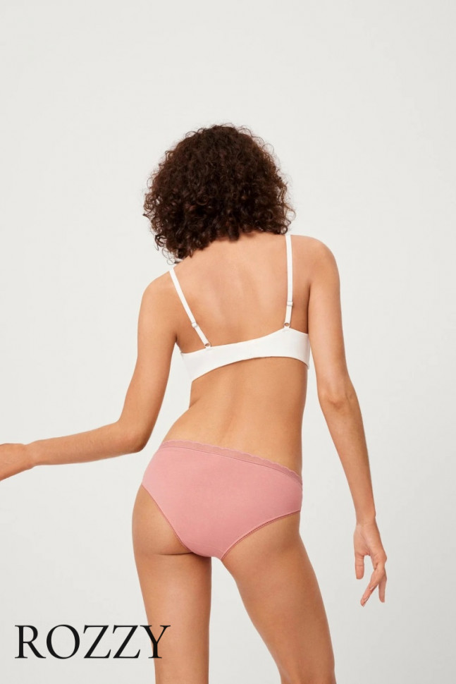 Трусы слипы хлопковые Ysabel Mora 19535 пыльная роза