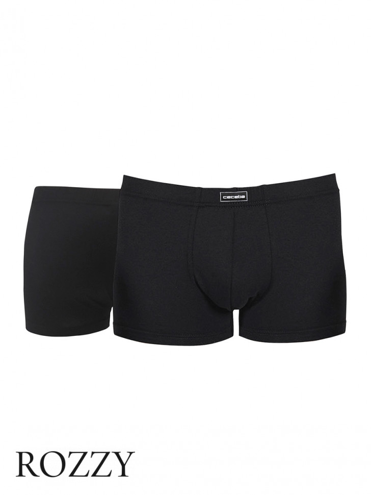 Трусы шорты мужские Ceceba 020477/M-XXL черный (уп.2шт.)