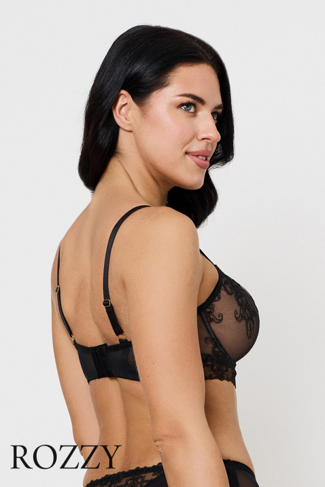 Бюстгальтер балконет Subtille Diva Black черный