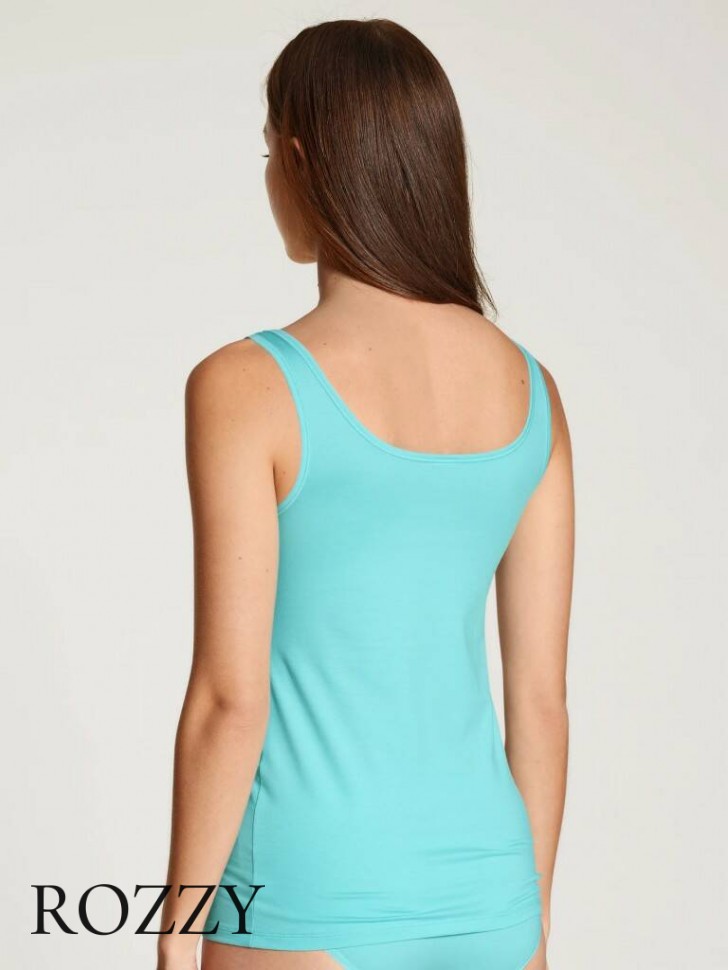 Майка хлопковая Calida Natural Comfort 12175 бирюзовый