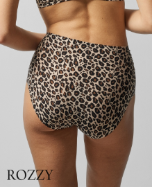 Трусы макси Chantelle Soft Stretch C11D70 коричневый леопард