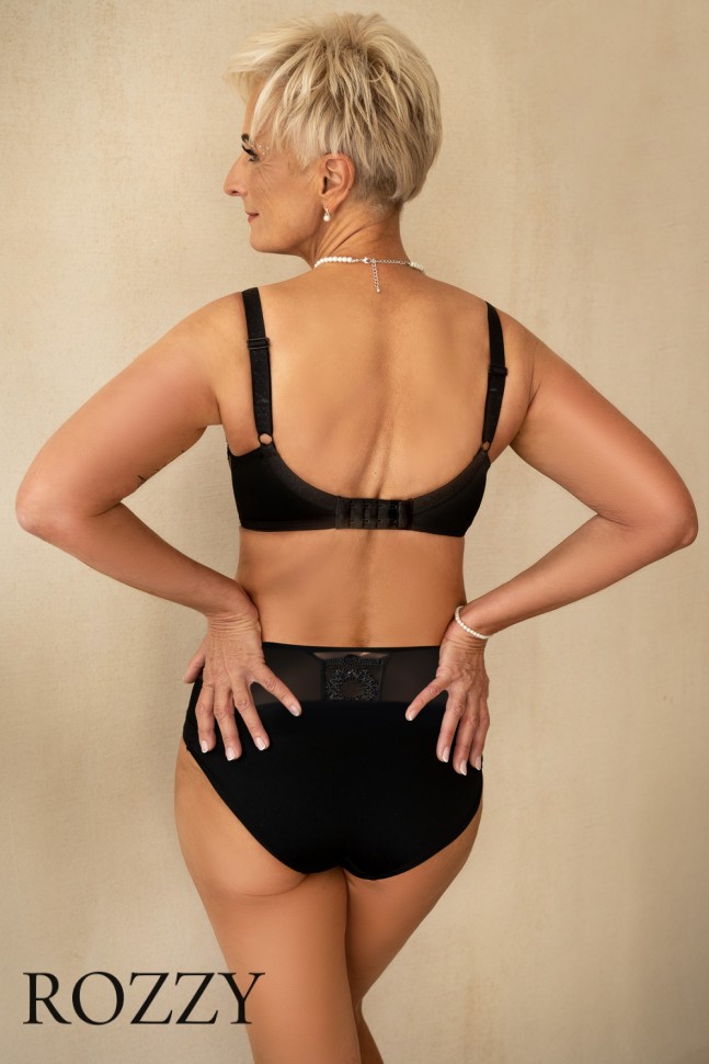 Трусы макси корректирующие Kris Line Fortuna Comfort Black черный