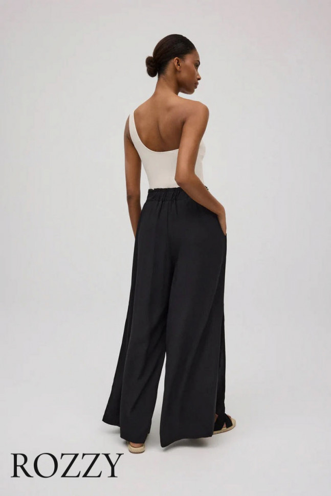 Брюки пляжные вискозные Ysabel Mora 86150 черный