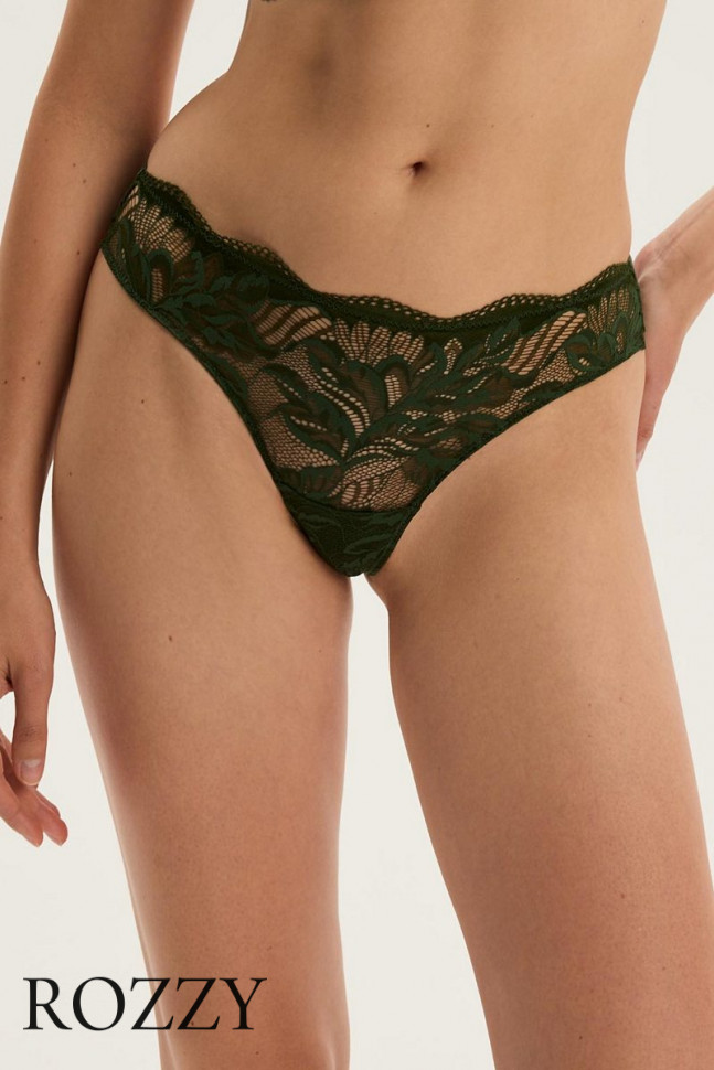 Трусы стринги Esotiq Kavi/78X 43635 темно-зеленый