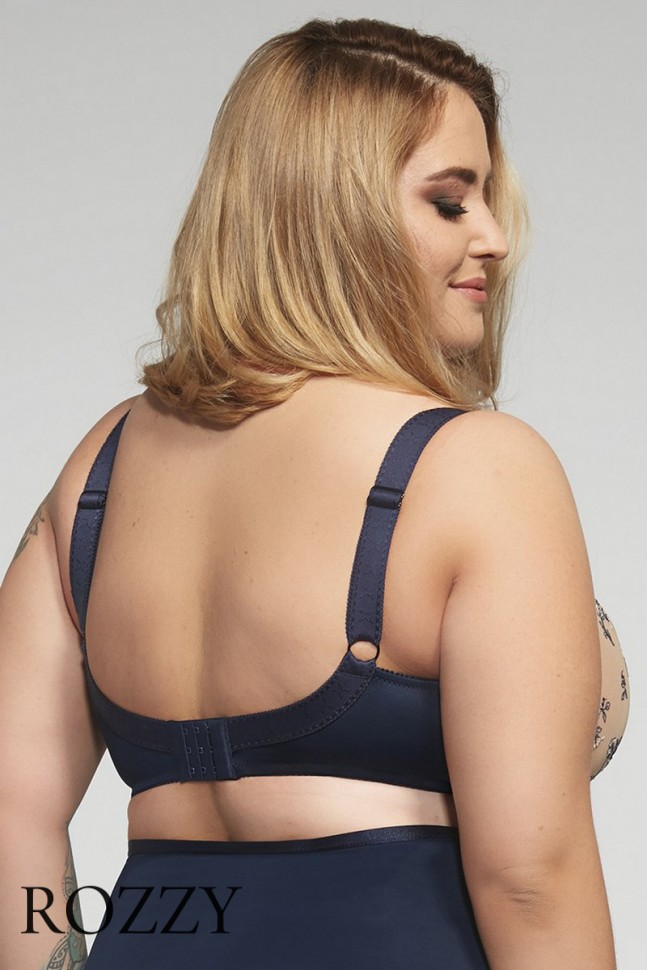 Бюстгальтер Kris Line Jassmin синий/бежевый