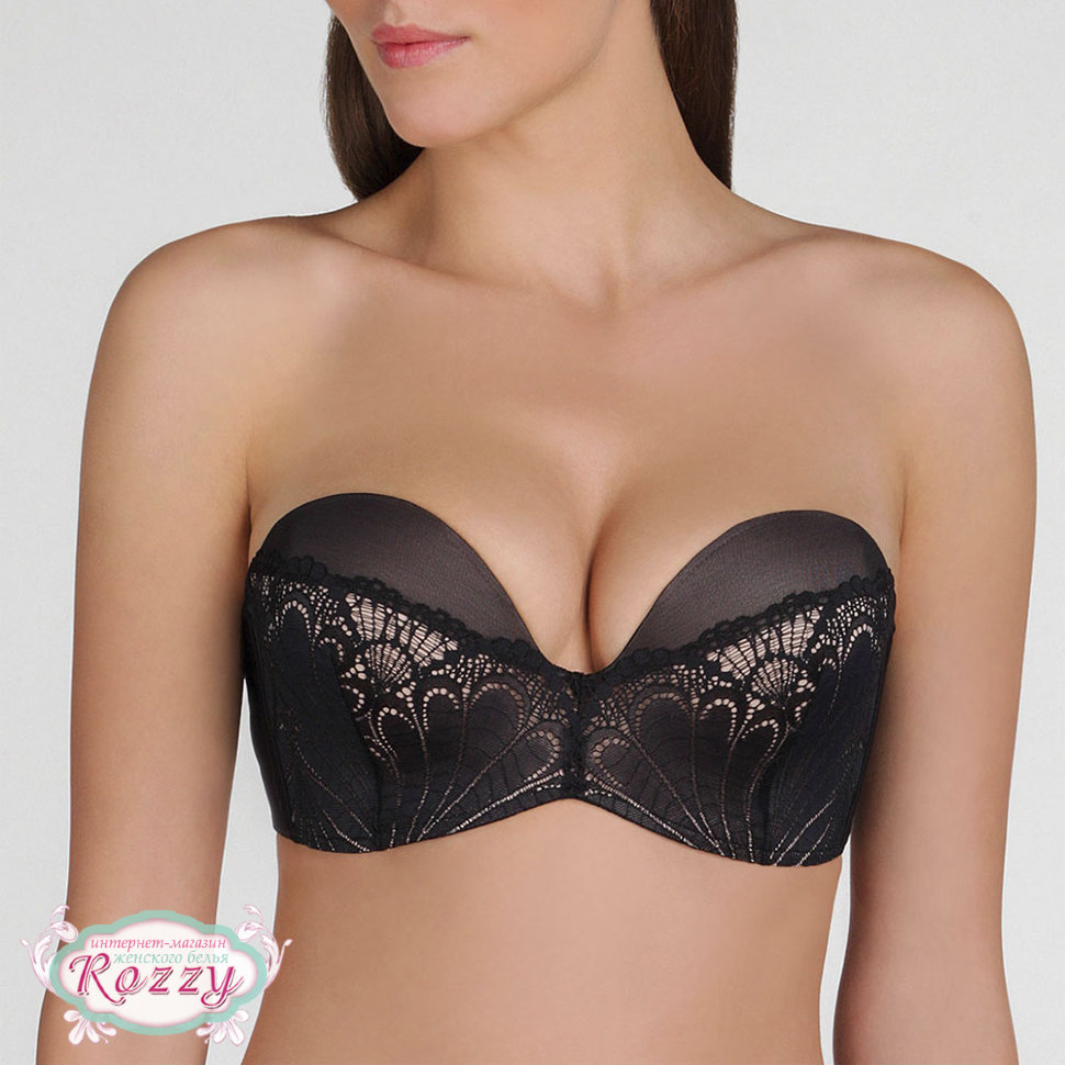 Бюстгальтер страплесс Wonderbra Rifined Glamour W031U черный