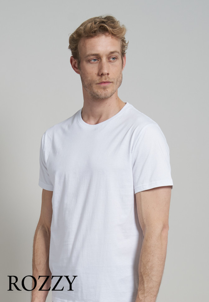 Футболка мужская хлопковая Ceceba 001573/5XL белый (уп.2шт.)