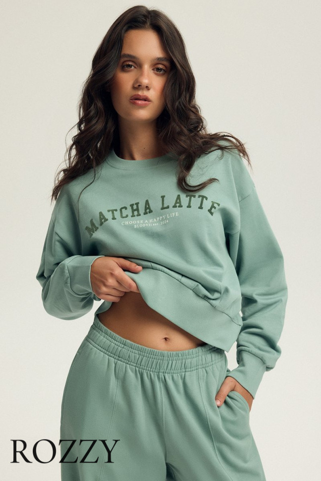 Толстовка домашняя Esotiq Keithan/07X 43785 бледно-зеленый