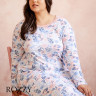 Сорочка хлопковая Taro Ginny Maxi 3238/3261 голубой