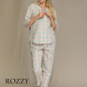Пижама хлопковая Key LNS 452 1 A21 розовый/голубой