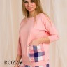 Пижама фланелевая LNS 405 2 20/21 розовый/синий