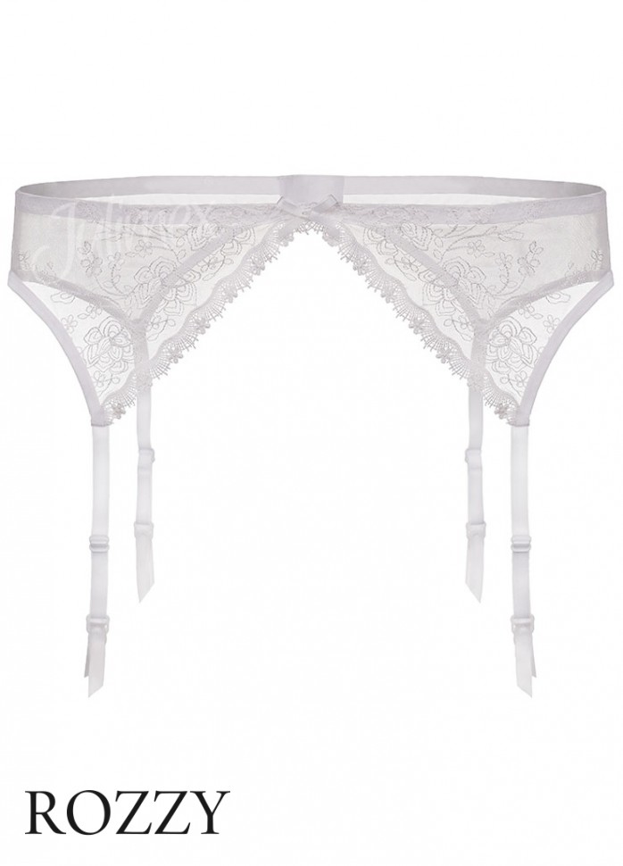 Пояс для чулок Julimex Rose белый