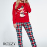 Пижама хлопковая Cornette Snowman 671 красный