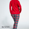 Пижама хлопковая Cornette Snowman 671 красный