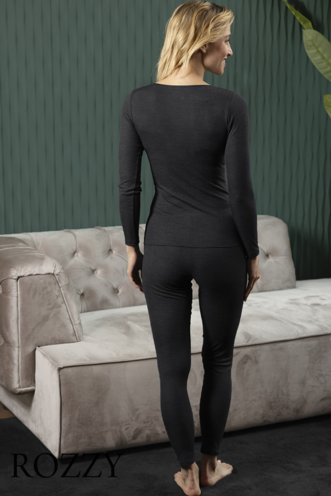 Легинсы шерстяные Nina Von C Wool Silk 29260111 черный 