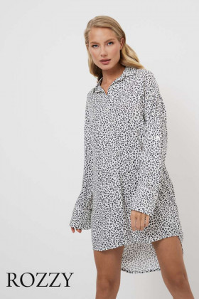 Сорочка вискозная Aruelle Bella серый