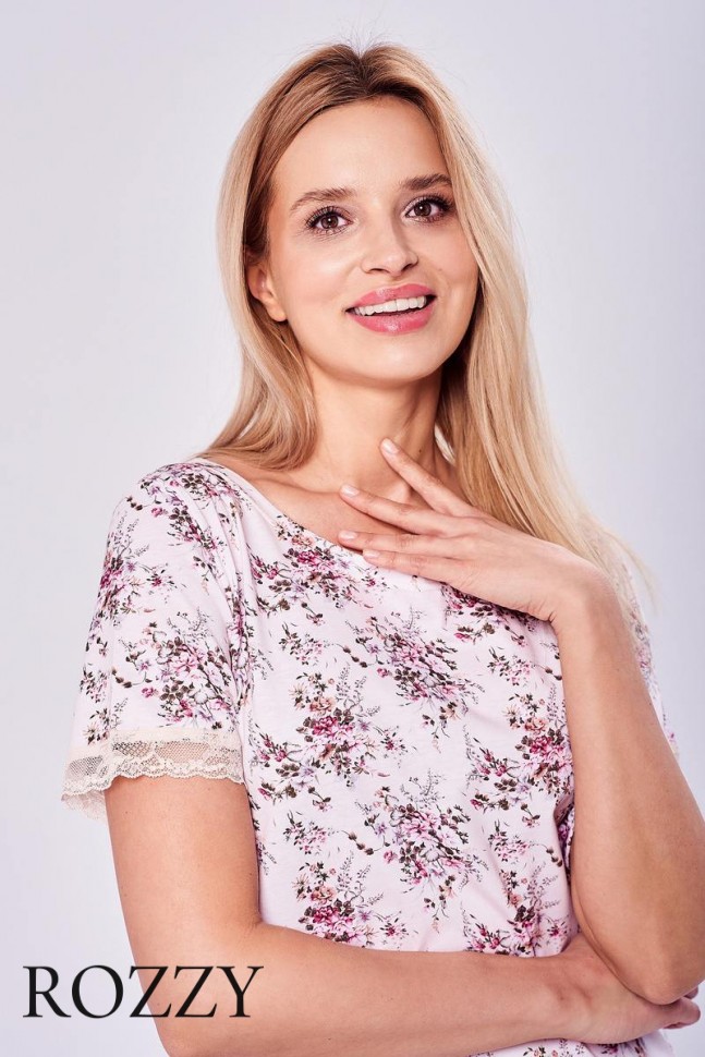 Сорочка хлопковая Taro Juliet 2965 розовый