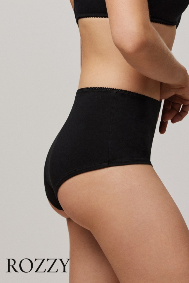 Трусы классика хлопковые Ysabel Mora 10075 черный