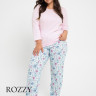 Пижама хлопковая Taro Amora 2990/3008 Maxi розовый/голубой