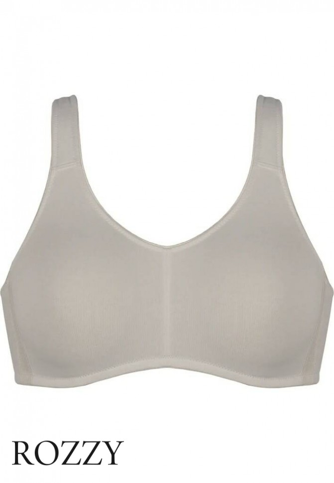 Бюстгальтер без косточек хлопковый Naturana Cotton 5245 бежевый К