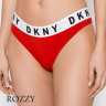 Трусы стринги хлопковые DKNY Cozy Boyfriend DK4529 красный